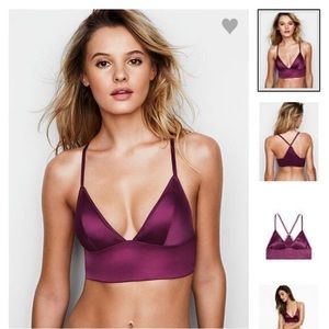 Victoria Secret Satin Longline Bralette